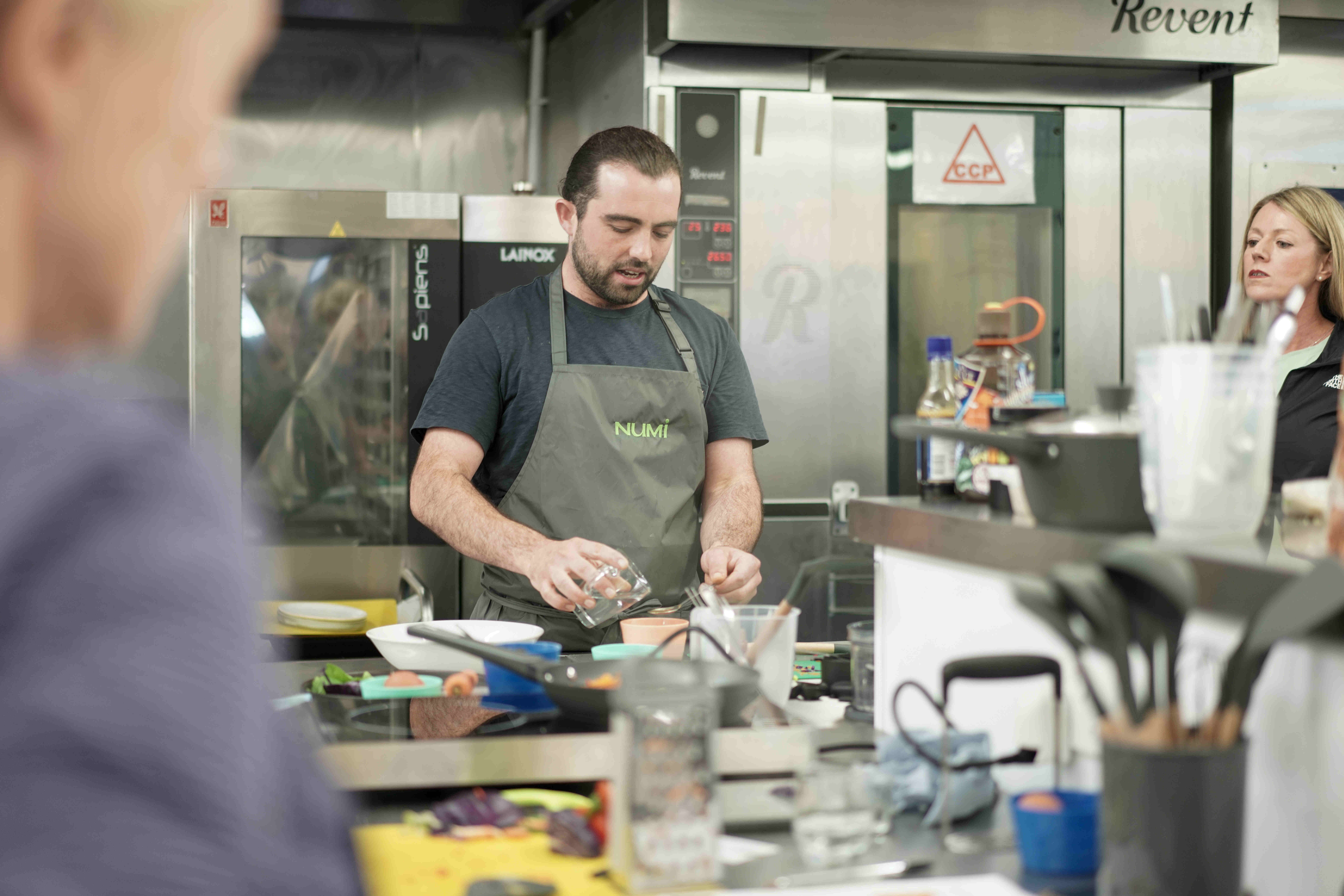 Gino in the kitchen